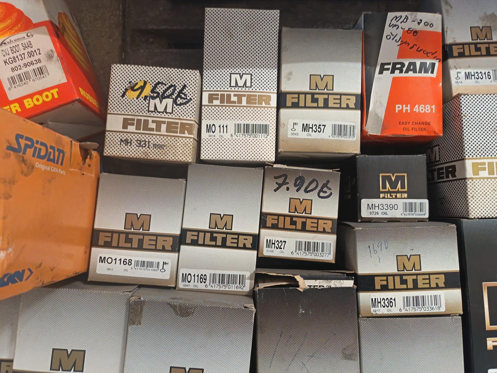 Erä moottoreiden suodattimia