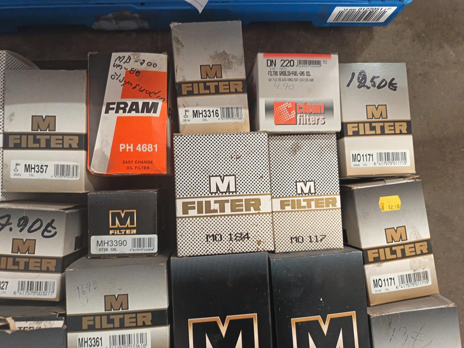 Erä moottoreiden suodattimia