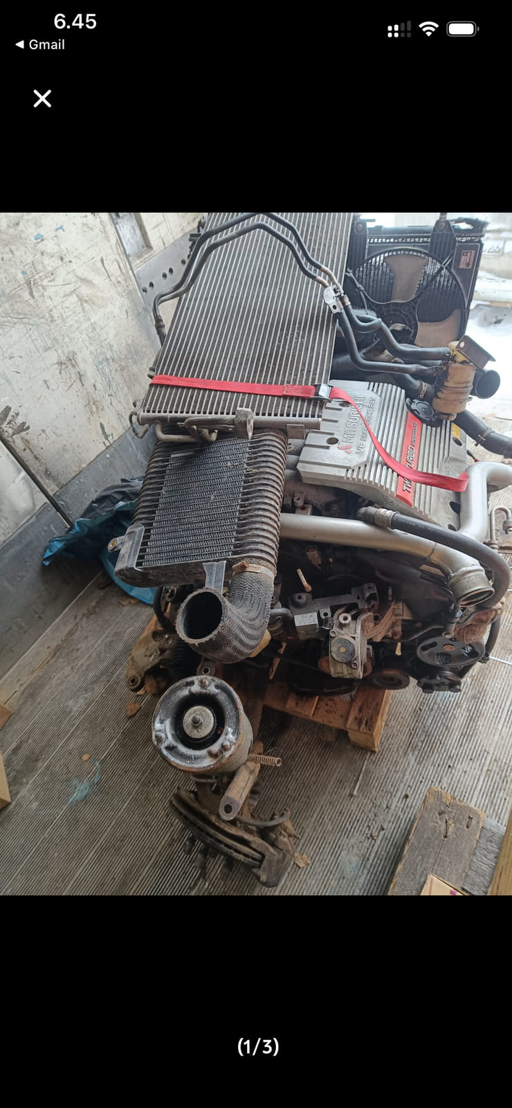 Mitsubishi 6A13TT 2.5 V6 DOHC 24V Twin Turbo -moottoripaketti.